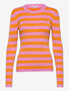 M-Turbanova - trøjer - apricot pink stripe