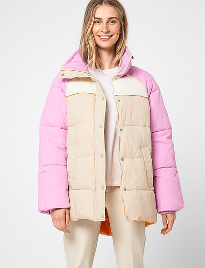 M-Quinn - down- & padded jackets - pink macadamia combo