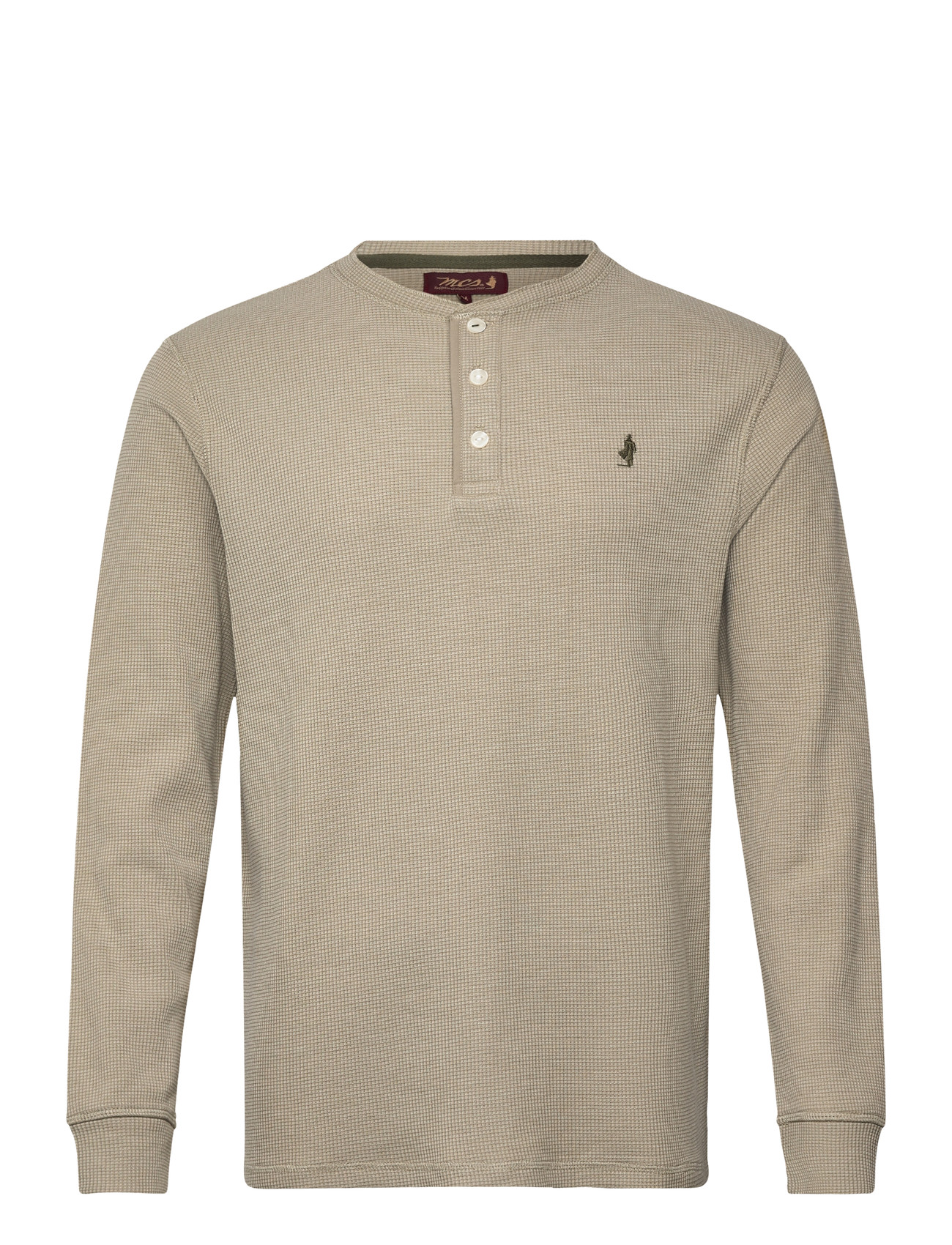 MCS Colt Reg Cot Waf Mcs M Tee Ls Beige - L - Herren