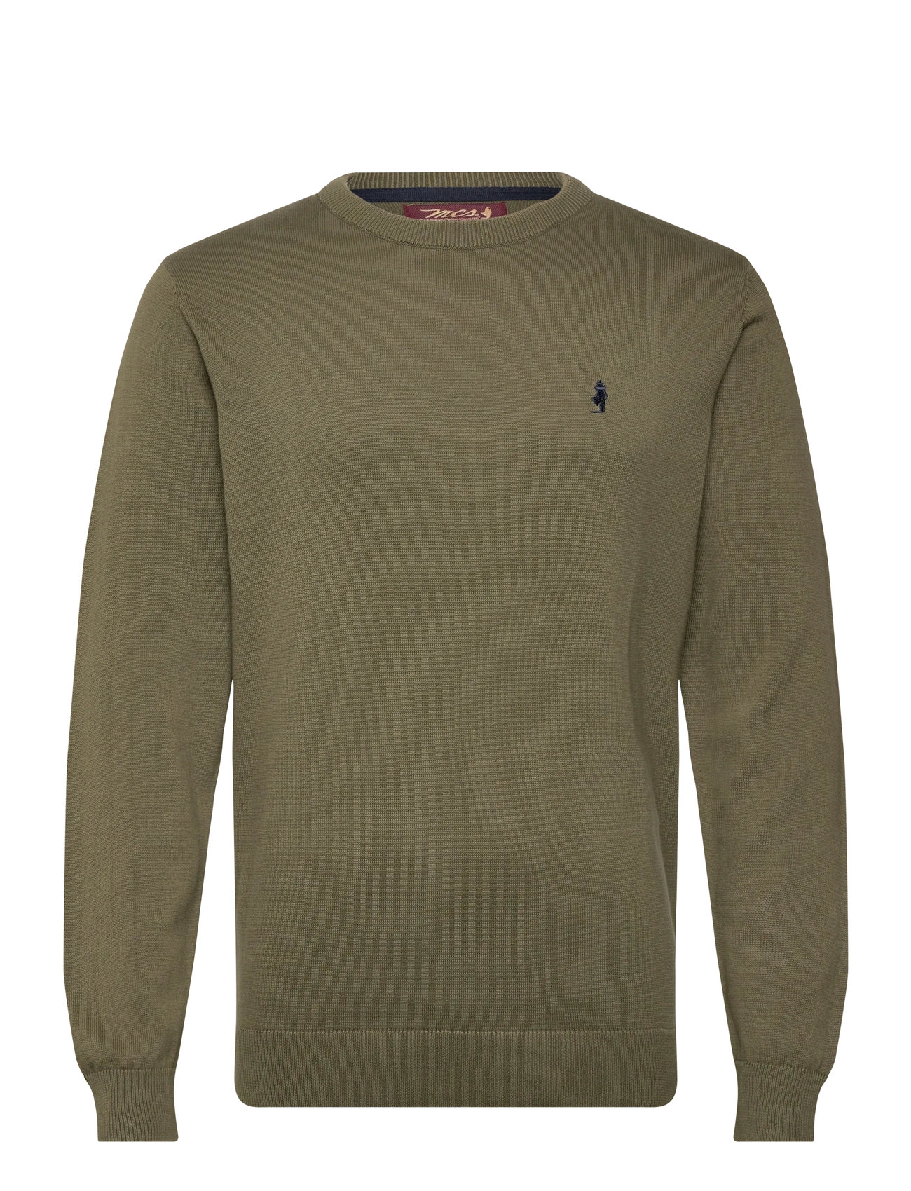 MCS Ellison Reg Cw Cot Mcs M Knit Khaki - L - Herren