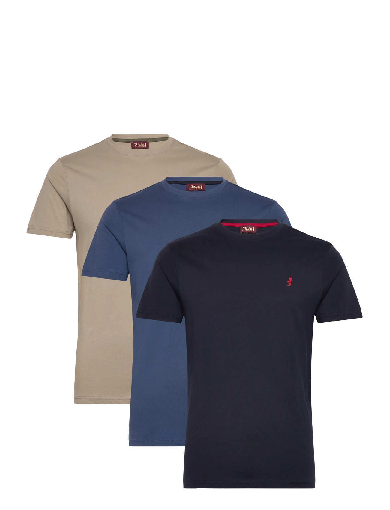 MCS Ohio Reg Cot 3Pk Mcs M Tee Navy - XL - Herren