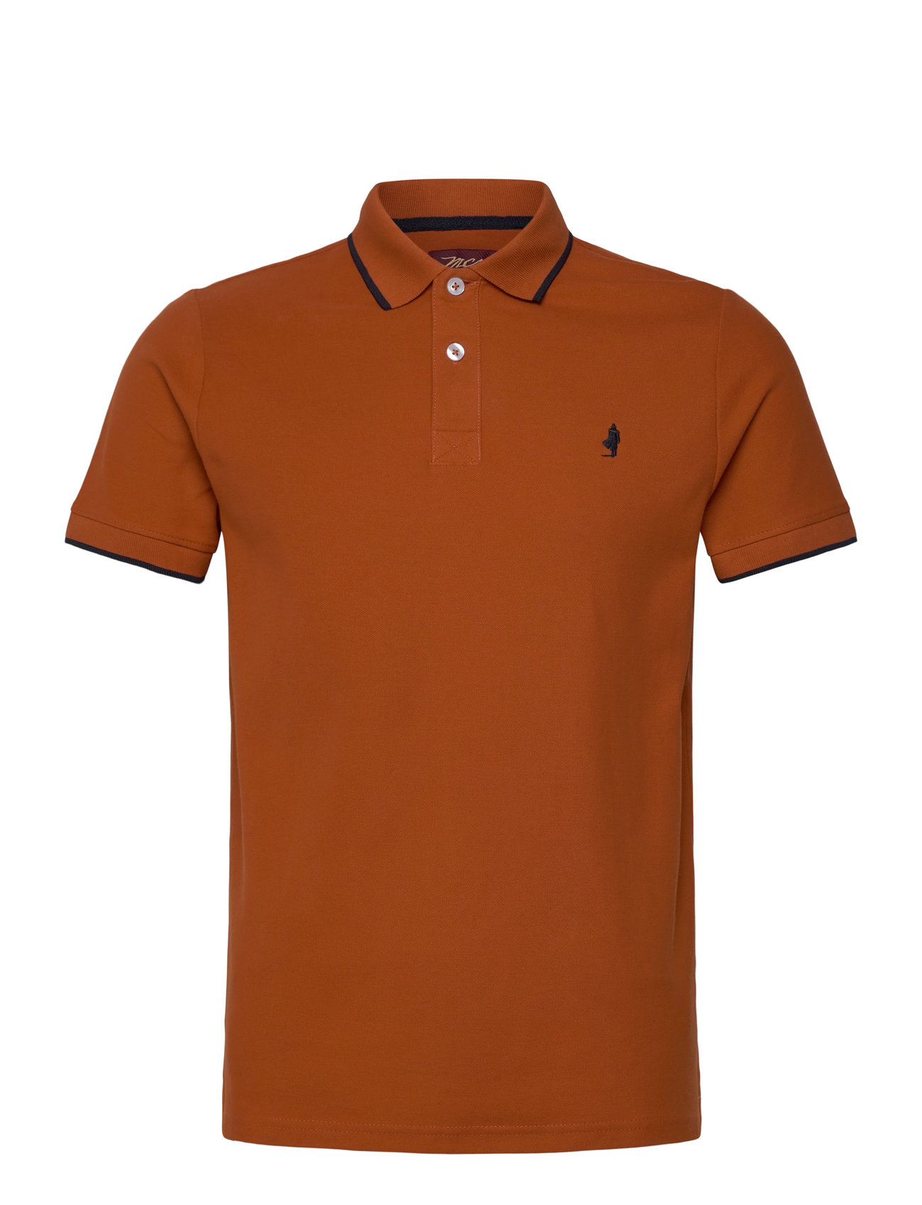 MCS River Reg Cot Pq Mcs M Polo, M, Brown, Poloer > Kortærmede, Herre