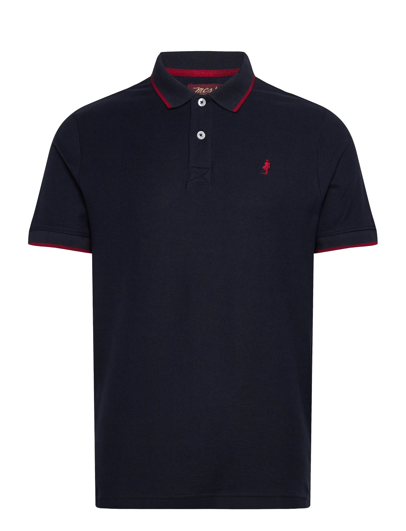 MCS River Reg Cot Pq Mcs M Polo, M, Navy, Poloer > Kortærmede, Herre