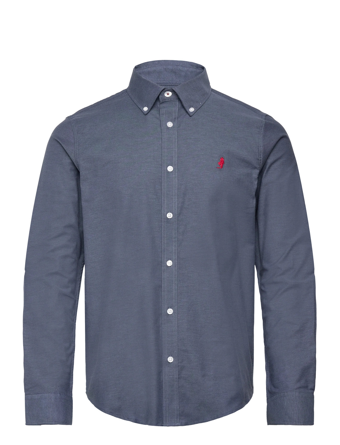 MCS Greg Reg Cot Mcs M Shirt Blau - M - Herren
