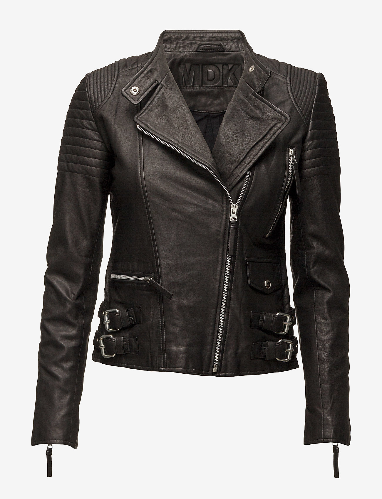 MDK / Munderingskompagniet - City biker leather jacket - leather jackets - black - 0
