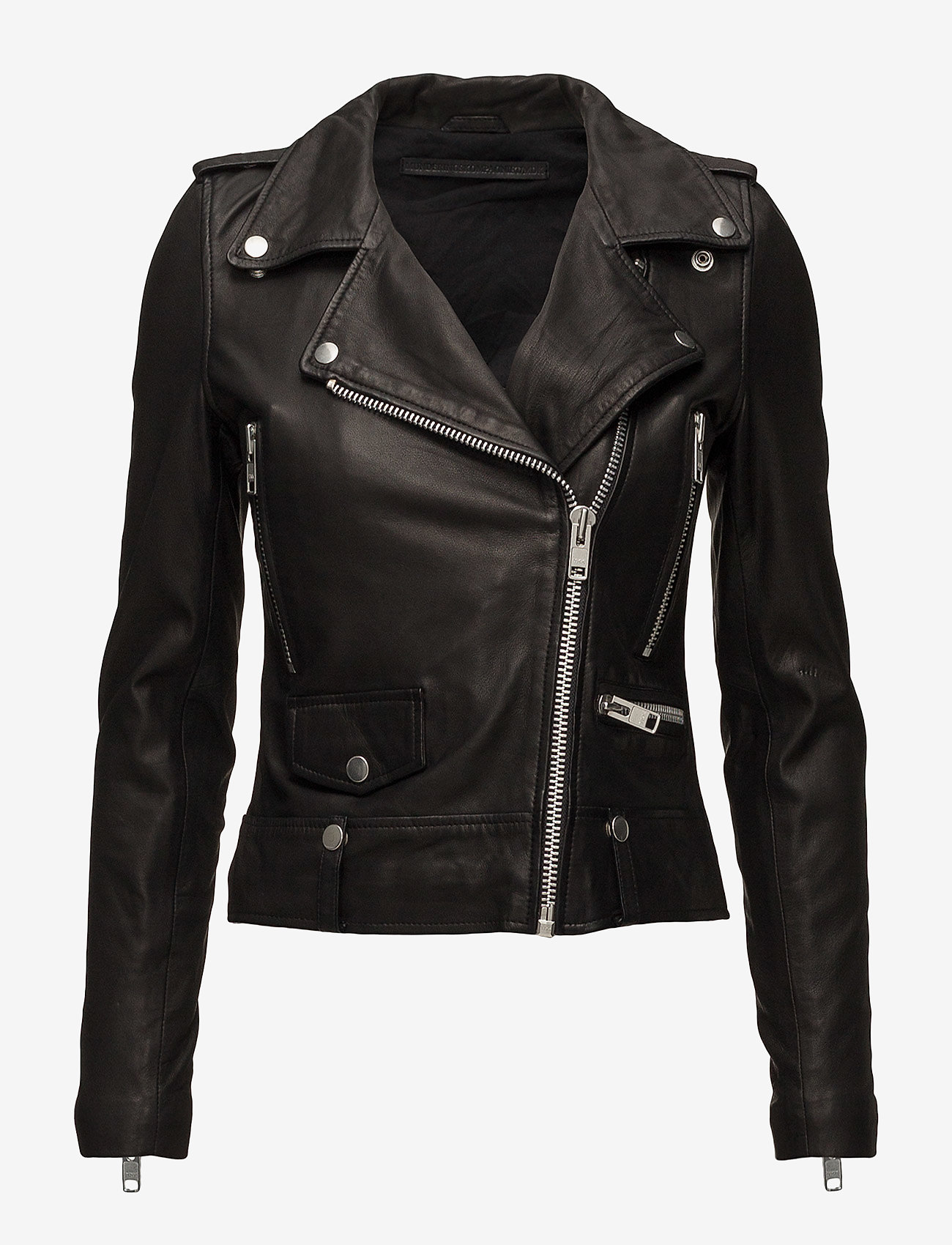 MDK / Munderingskompagniet - Seattle Leather Jacket - leather jackets - black - 0