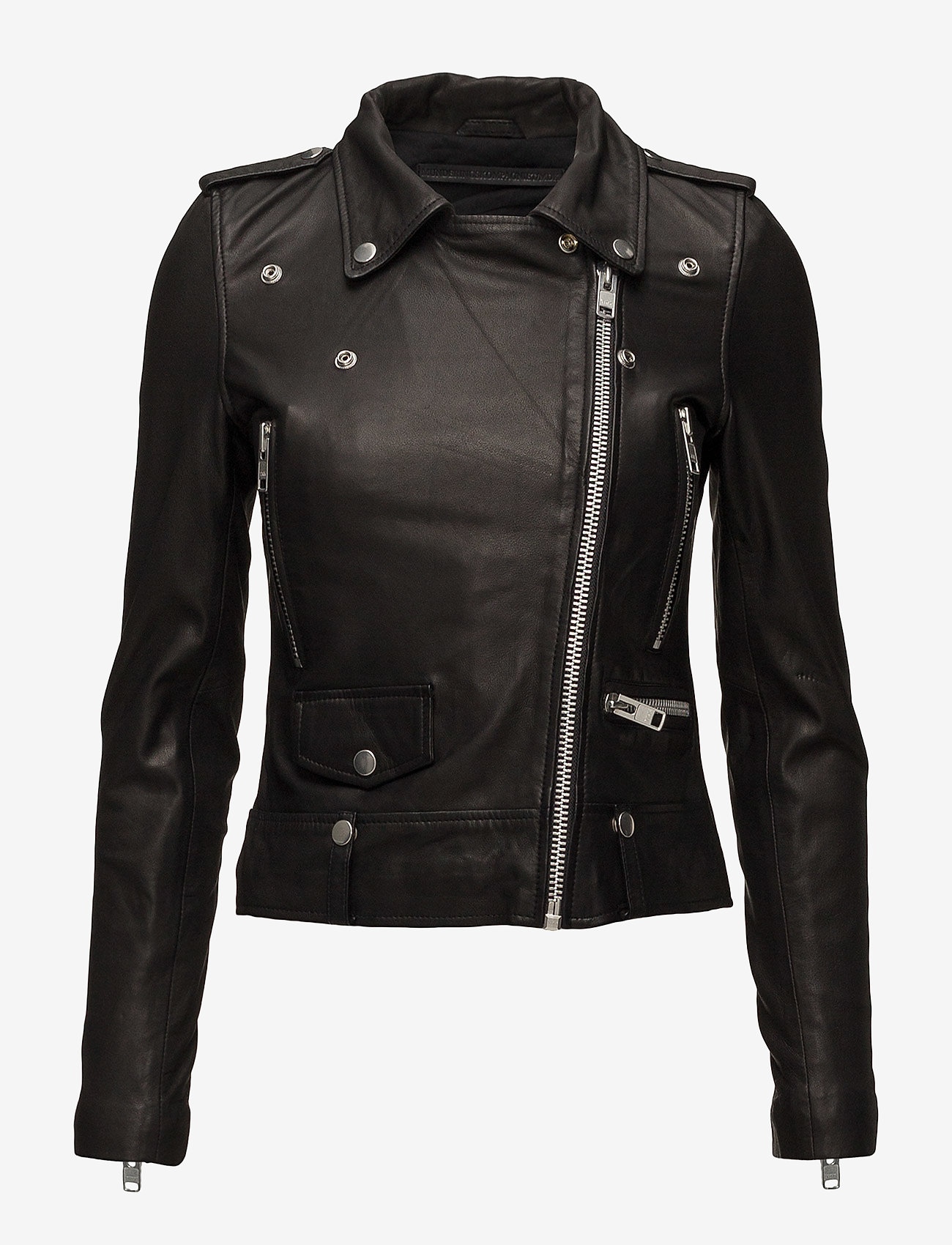 MDK / Munderingskompagniet - Seattle Leather Jacket - leather jackets - black - 1