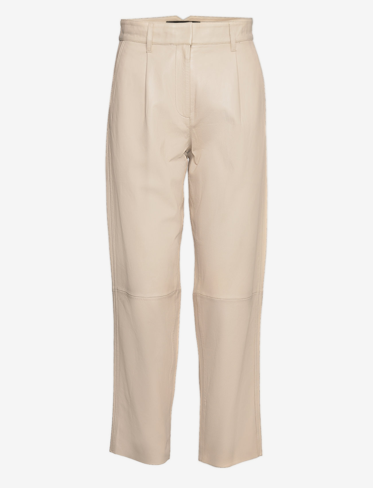 MDK / Munderingskompagniet - Iris leather pants - leather trousers - sand shell - 0
