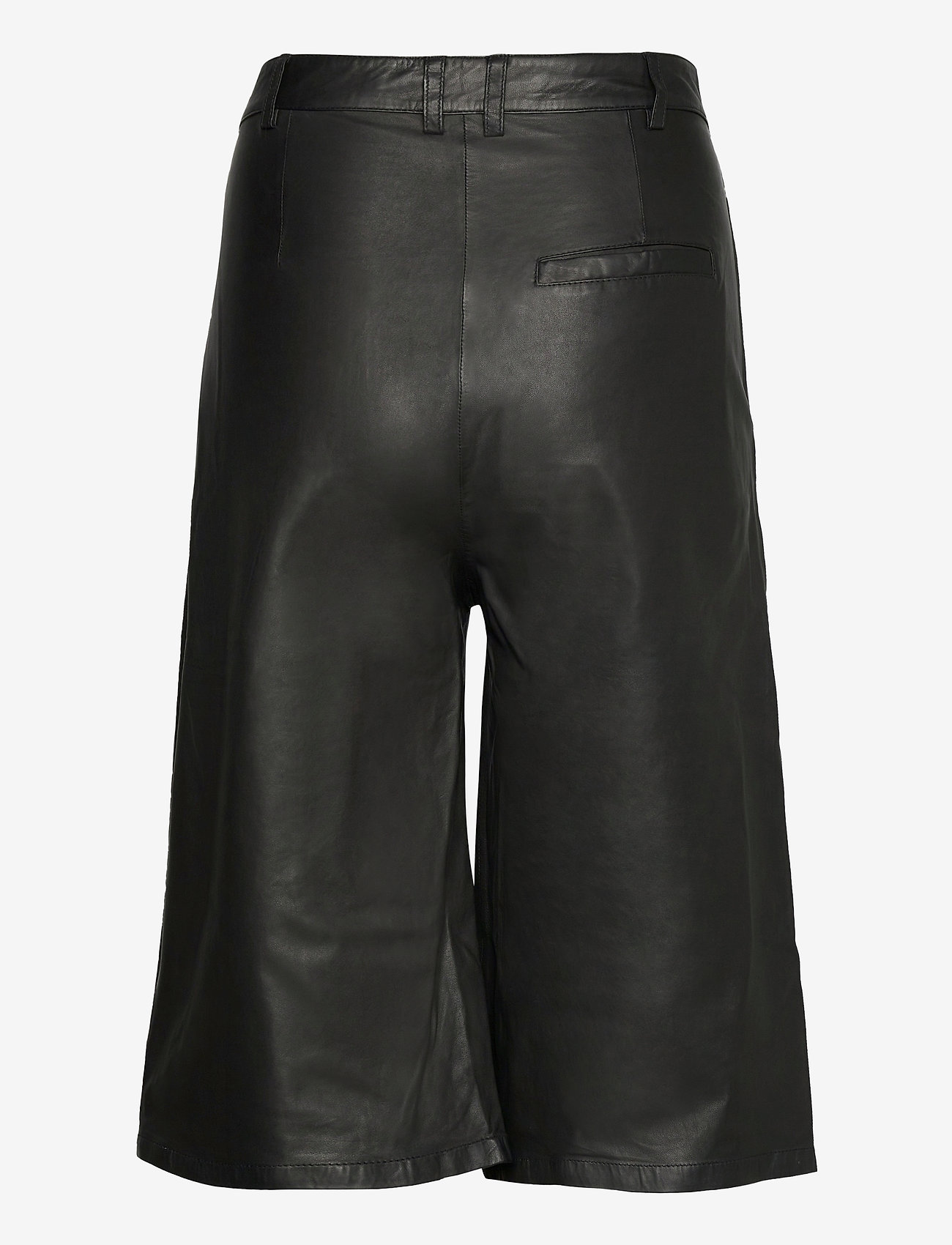 MDK / Munderingskompagniet - Culotte leather trouser - leather trousers - black - 1