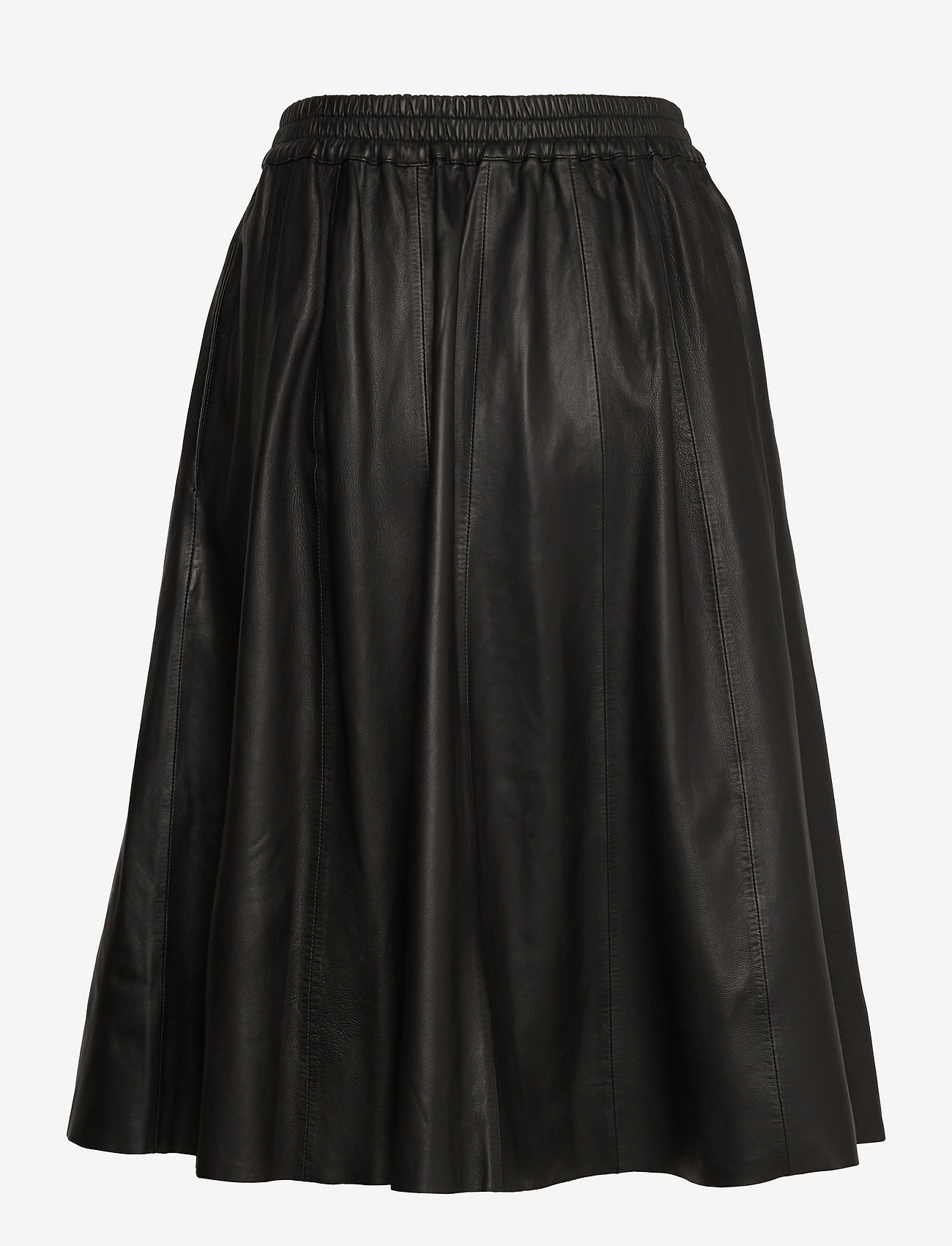 MDK / Munderingskompagniet - Frederikke thin leather skirt - leather skirts - black - 1