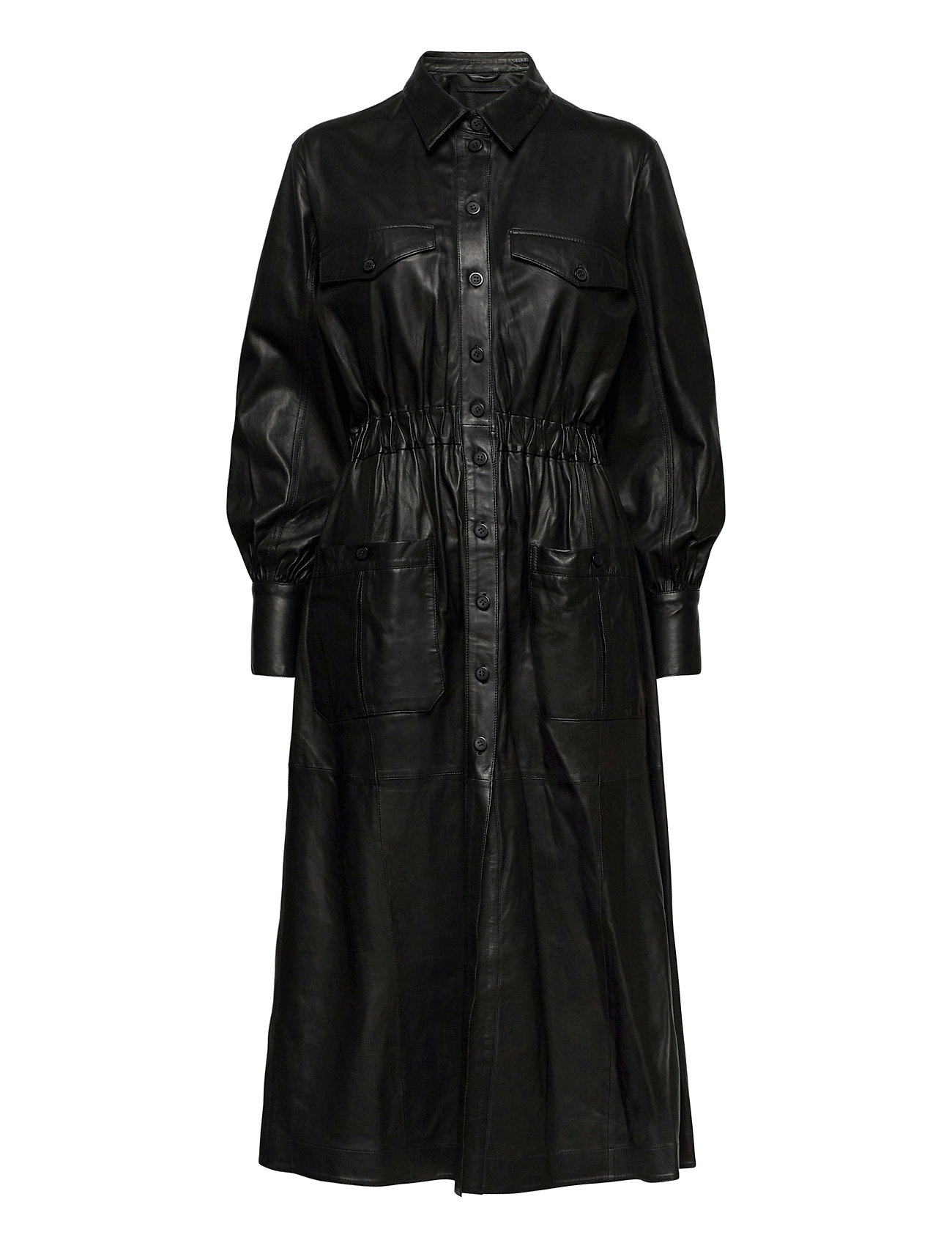 MDK Thin Leather Dress (Black), 1619.64 kr | Stort af designer mærker | Booztlet.com