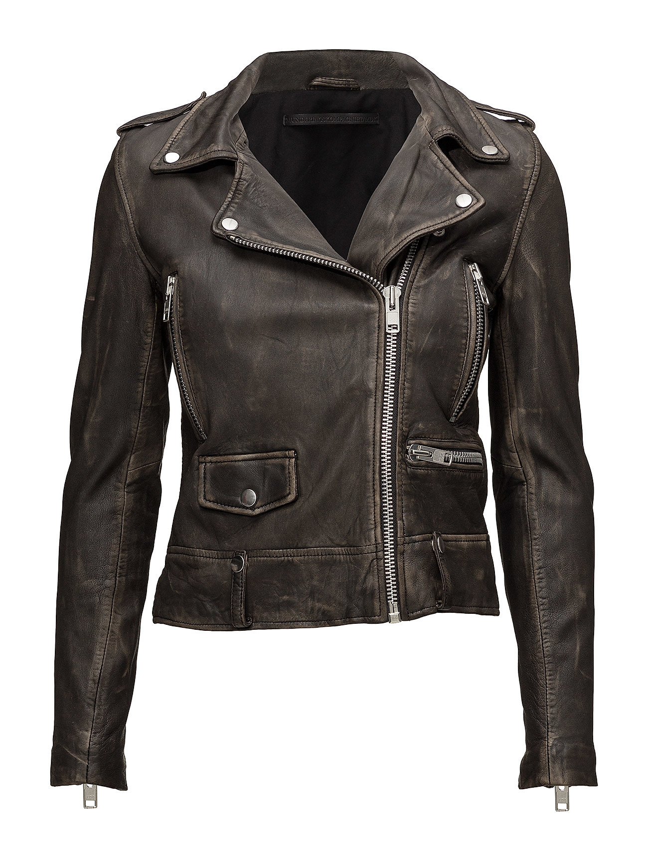 Seattle Washed Leather Jacket Black 149 50 Mdk Mdk Munderingskompagniet Seattle Washed Leather Jacket