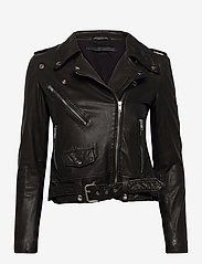 Berlin leather jacket - BLACK