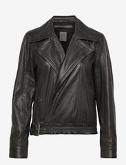 MDK / Munderingskompagniet - Brave black jacket - leather jackets - black - 0