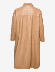 MDK / Munderingskompagniet - Chili thin leather dress - shirt dresses - tan - 1