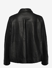 MDK / Munderingskompagniet - Naomi thin leather shirt - long-sleeved shirts - black - 1