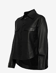 MDK / Munderingskompagniet - Naomi thin leather shirt - long-sleeved shirts - black - 2
