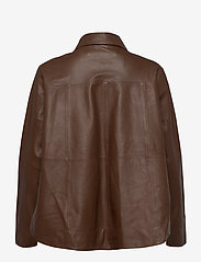MDK / Munderingskompagniet - Naomi thin leather shirt - long-sleeved shirts - monks robe - 1