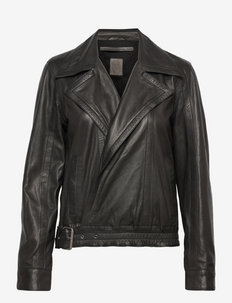 Brave black jacket - leather jackets - black