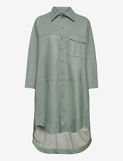 Synlig mangfoldighed Ælte MDK Chili Thin Leather Dress (Slate Grey), 2239.20 kr | Stort udvalg af  designer mærker | Booztlet.com