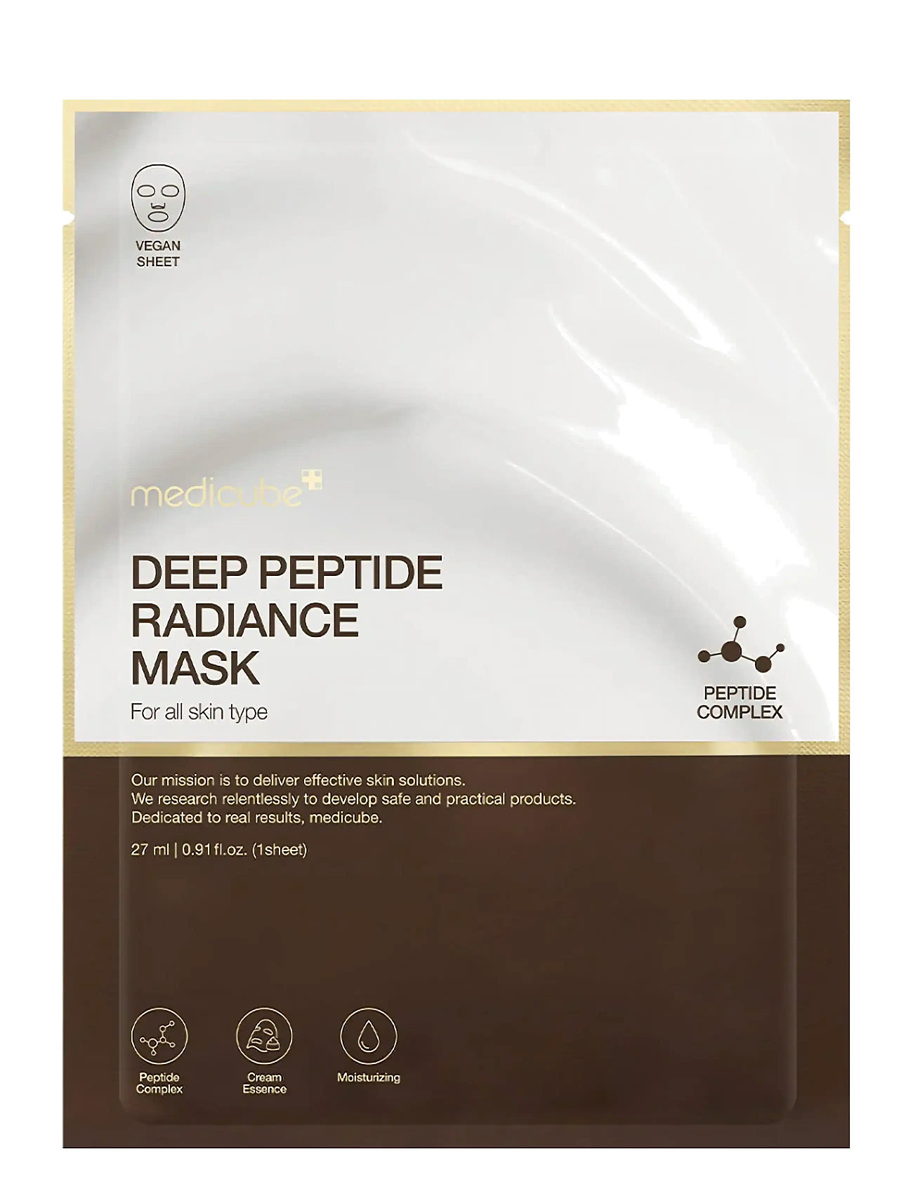 Medicube Deep Peptide Radiance Mask - Nude - 20 G