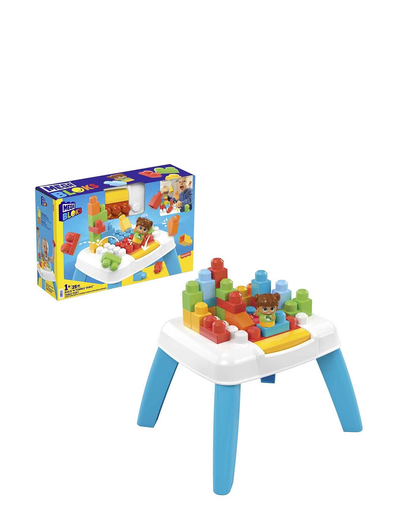 Bloks Build ‘N Tumble Table Toys Baby Toys Educational Toys Activity Toys Multi/patterned MEGA Bloks