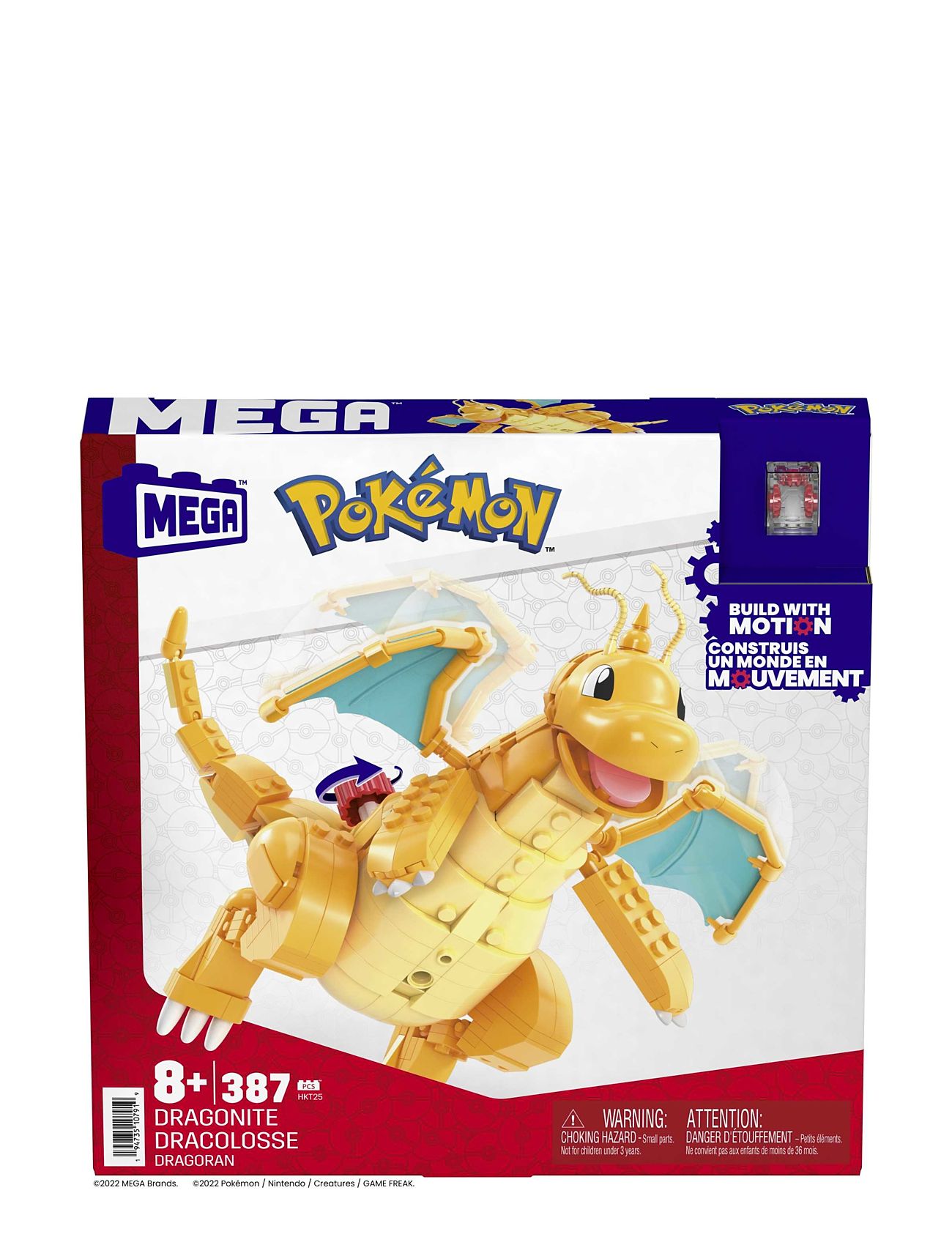 Pokémon Dragonite Toys Building Sets & Blocks Building Sets Multi/patterned MEGA Pokémon