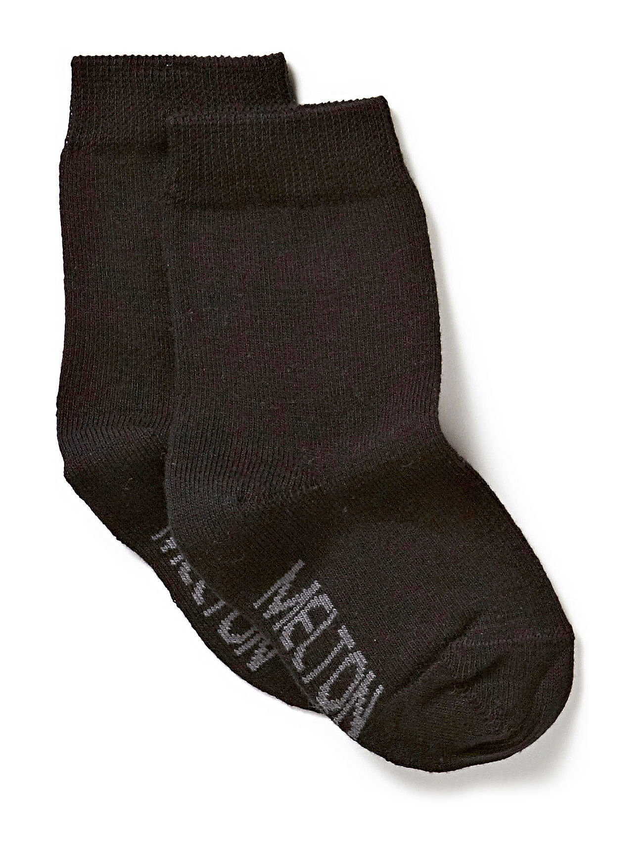 Melton Cotton Socks, 23/26, Black, Sokker & Strømpebukser > Sokker, Børn