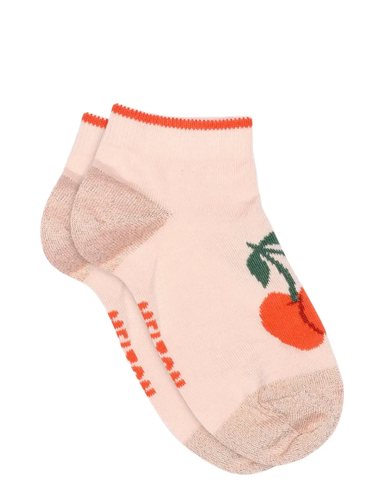 Melton Cherries Sneaker Socks, 31/34, Pink, Sokker & Strømpebukser > Sokker, Børn