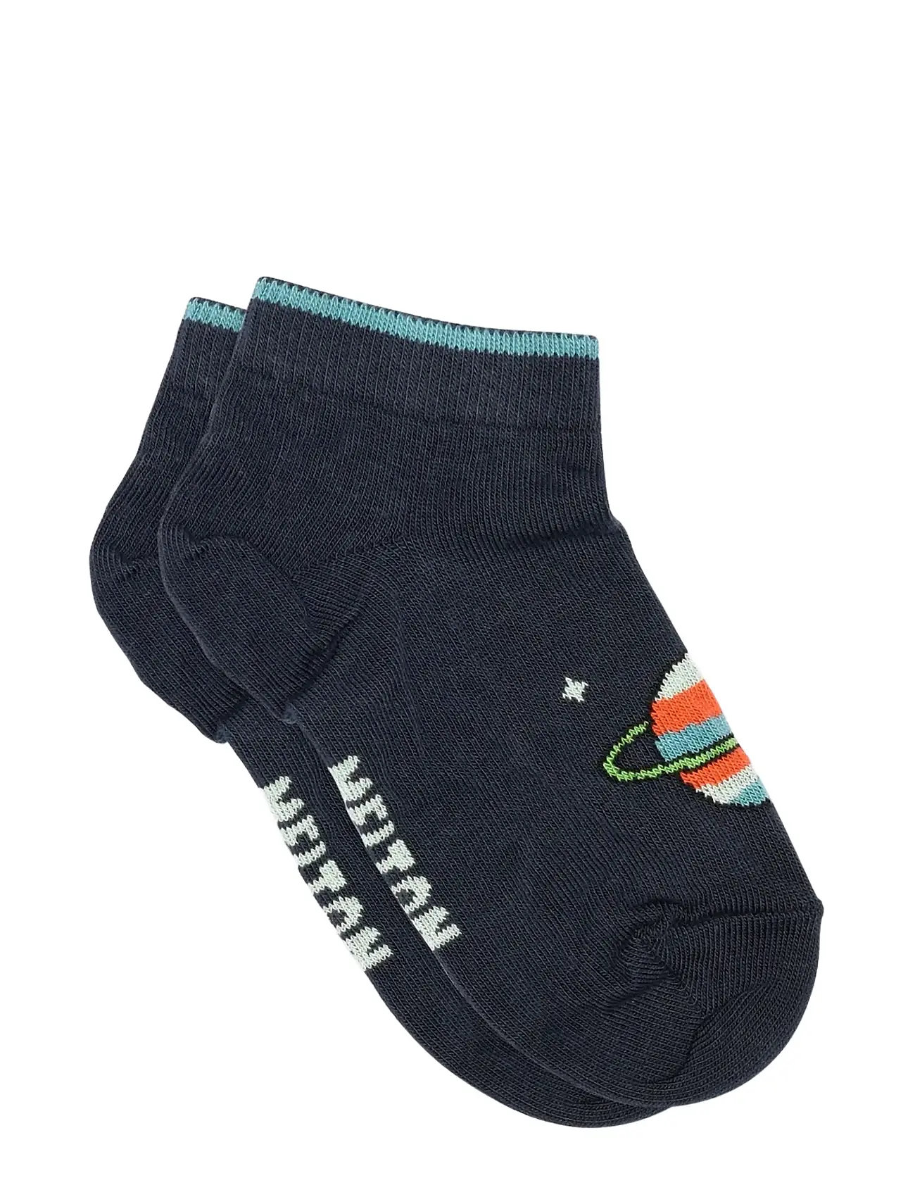 Melton Planet Sneaker Socks, 31/34, Navy, Sokker & Strømpebukser > Sokker, Børn
