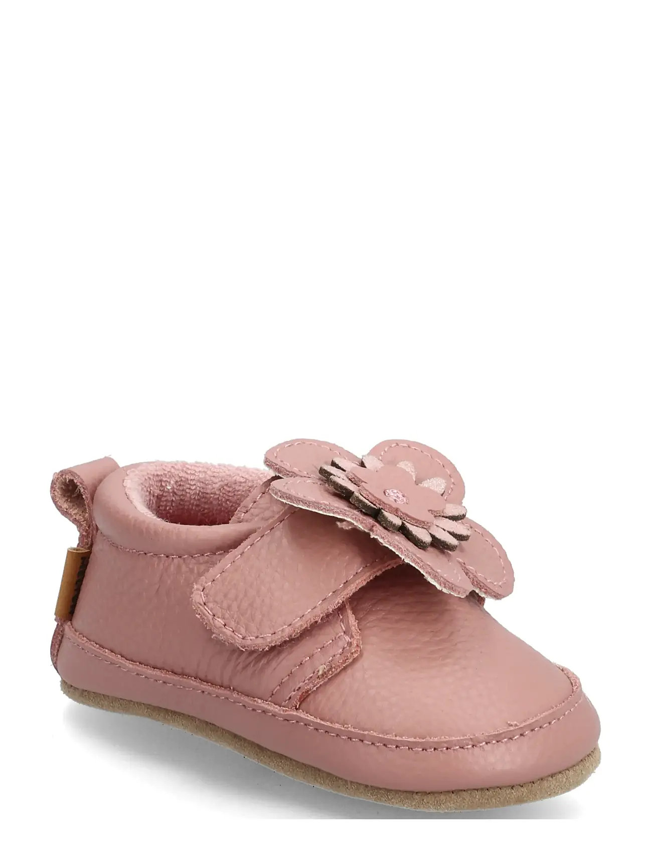 Melton Daisy Leather Slippers, 23/24, Pink, Sko > Tøfler Og Indendørssko, Børn