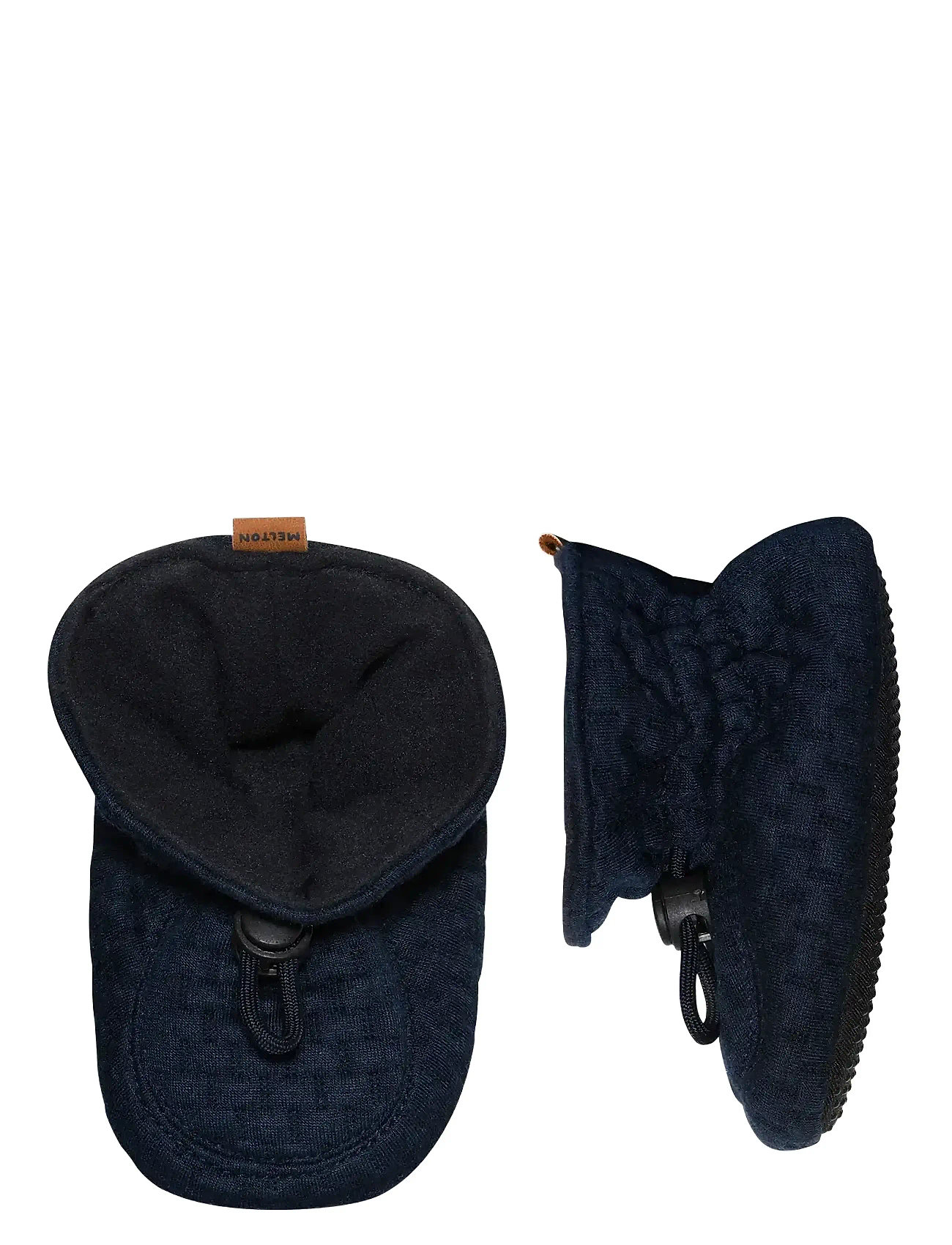 Melton Structure Textile Slippers, 22/23, Black, Sko > Babystøvler, Børn