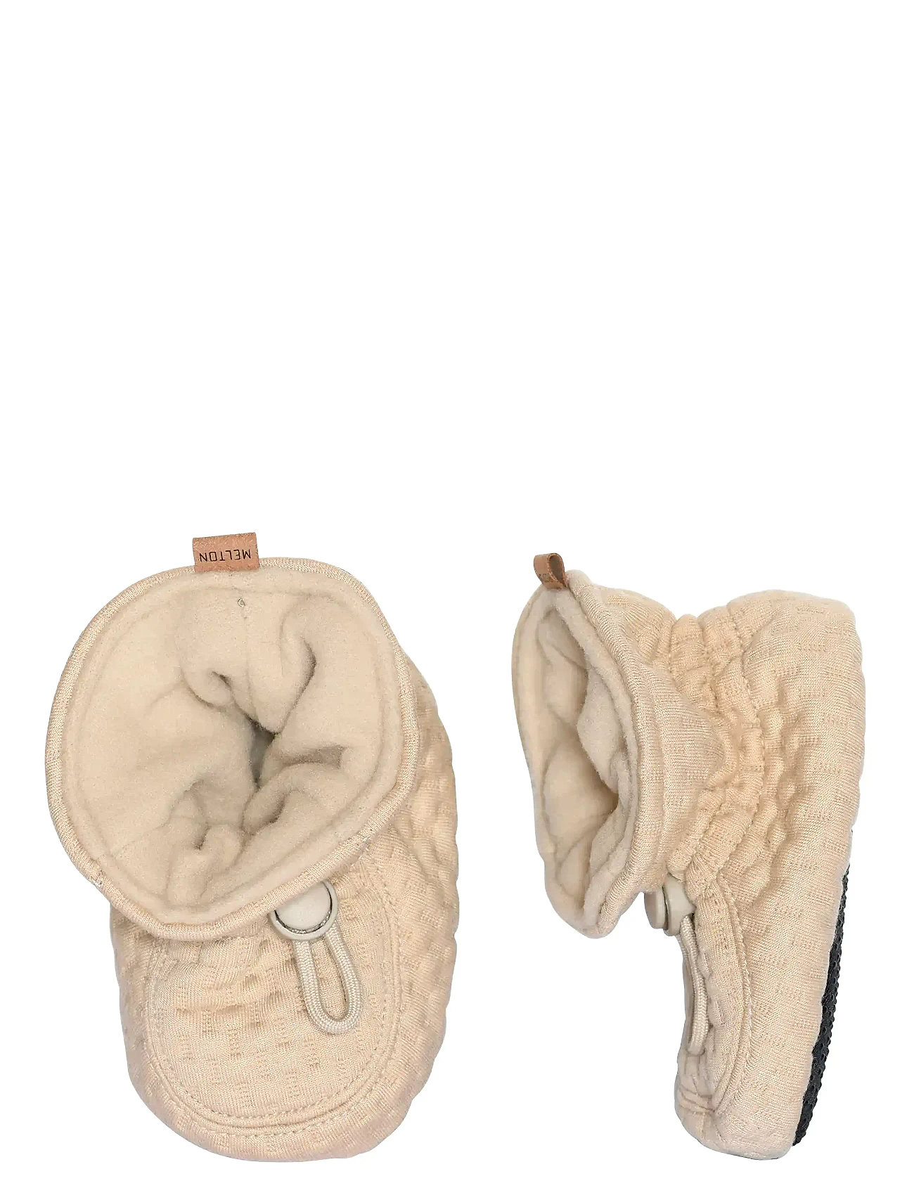 Melton Structure Textile Slippers, 22/23, Beige, Sko > Babystøvler, Børn
