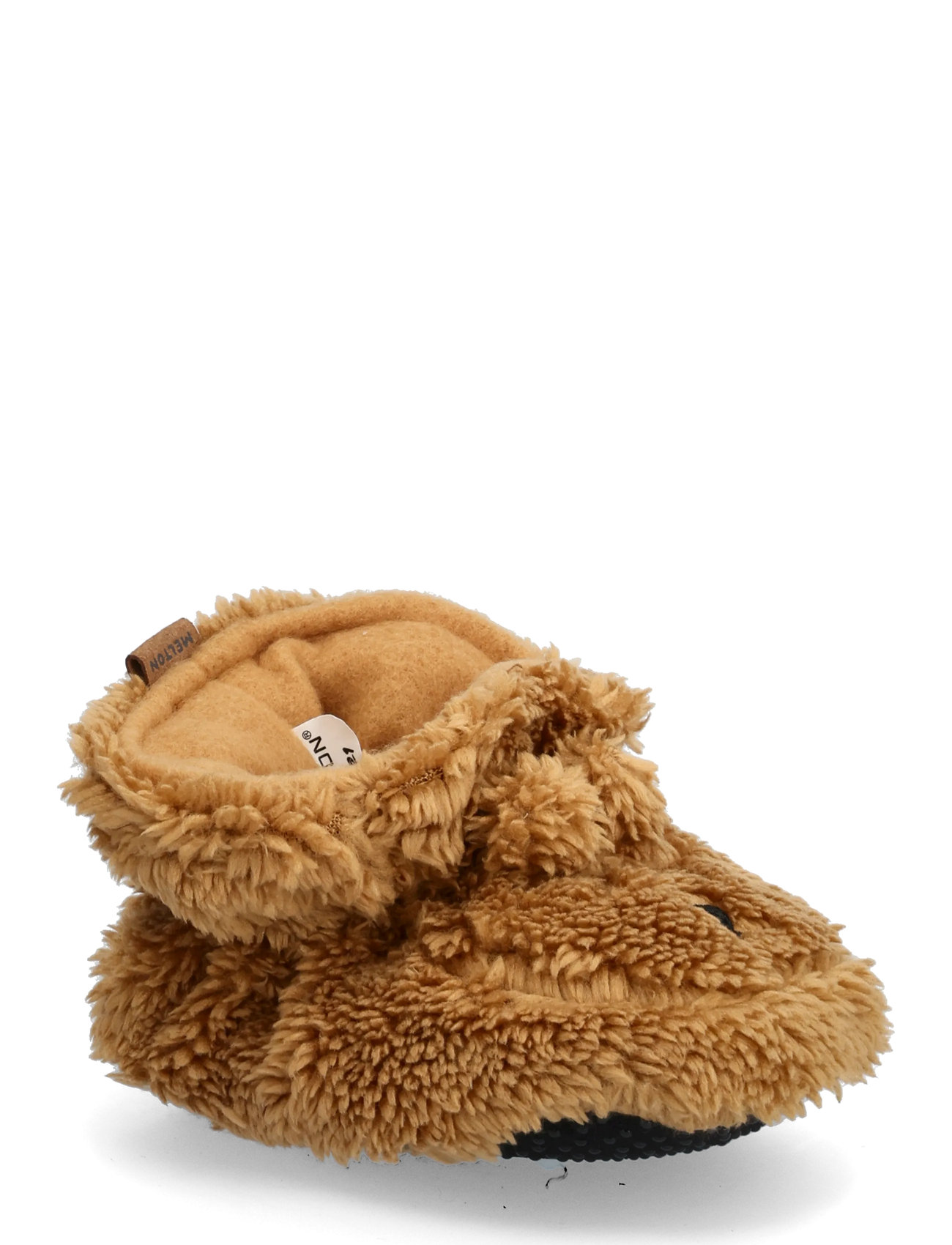 Melton Bear Fluffy Slippers, 18/19, Brown, Sko > Tøfler Og Indendørssko, Børn