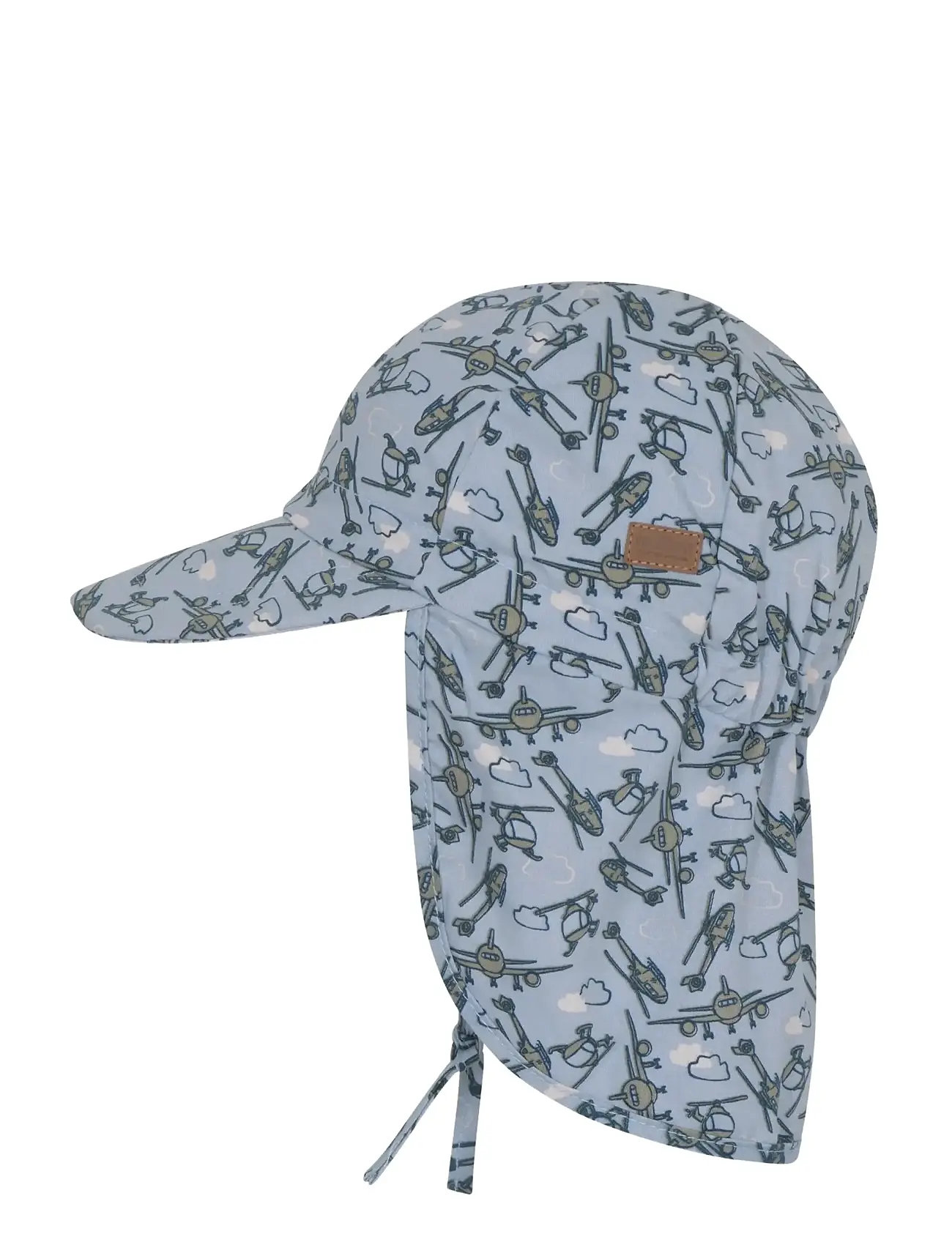 MELTON Basecap W/Neck & Tie W/Print Blau - 55 - Kinder