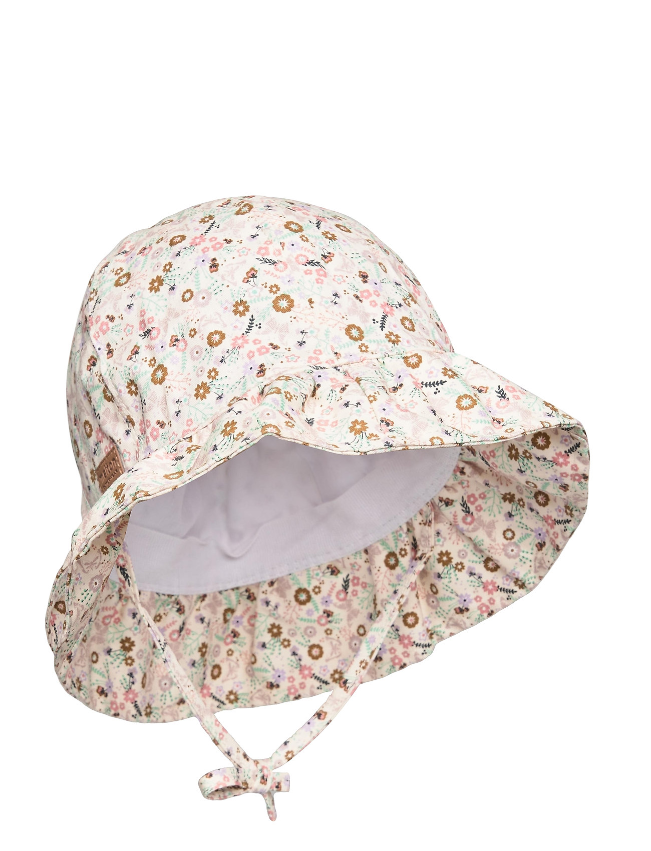 MELTON Bell Hat W/Print Pink - 55 - Kinder