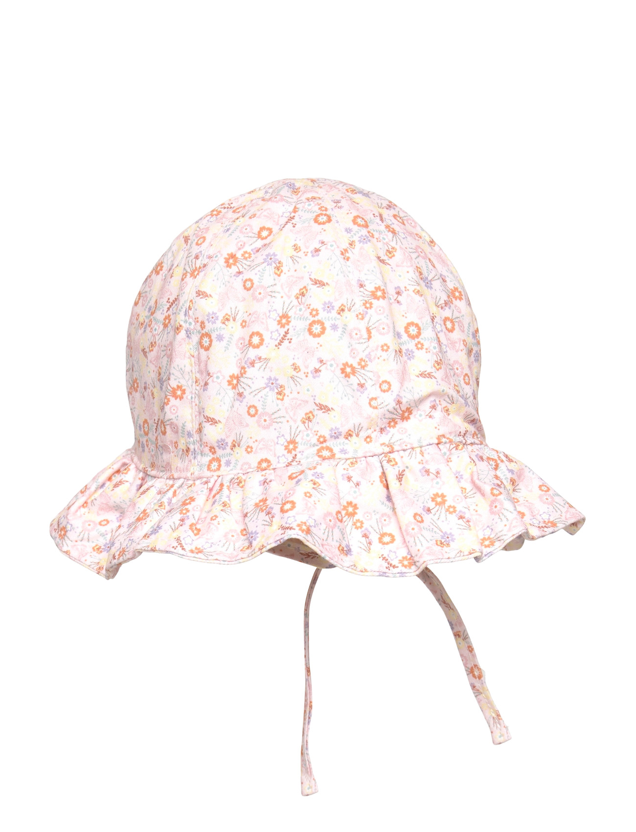 Melton Bell Hat W/Print, 49, Multi/patterned, Tilbehør > Solhatte, Børn