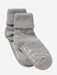 Cotton socks with anti-slip - 135/LIGHT GREY MELANGE