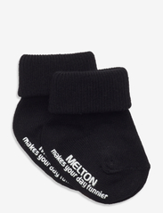 Cotton socks - anti-slip - BLACK