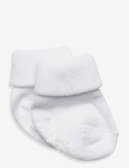 Cotton socks - anti-slip - WHITE