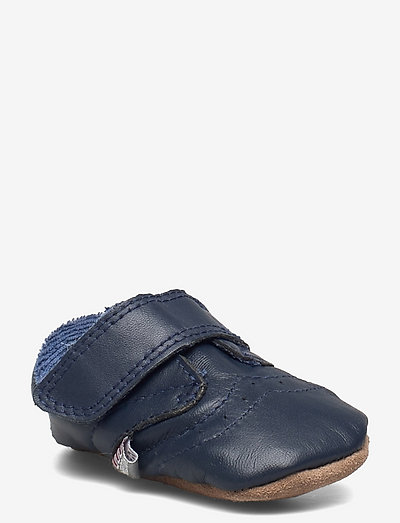 Leather shoe - Velcro - baby-schuhe - navy