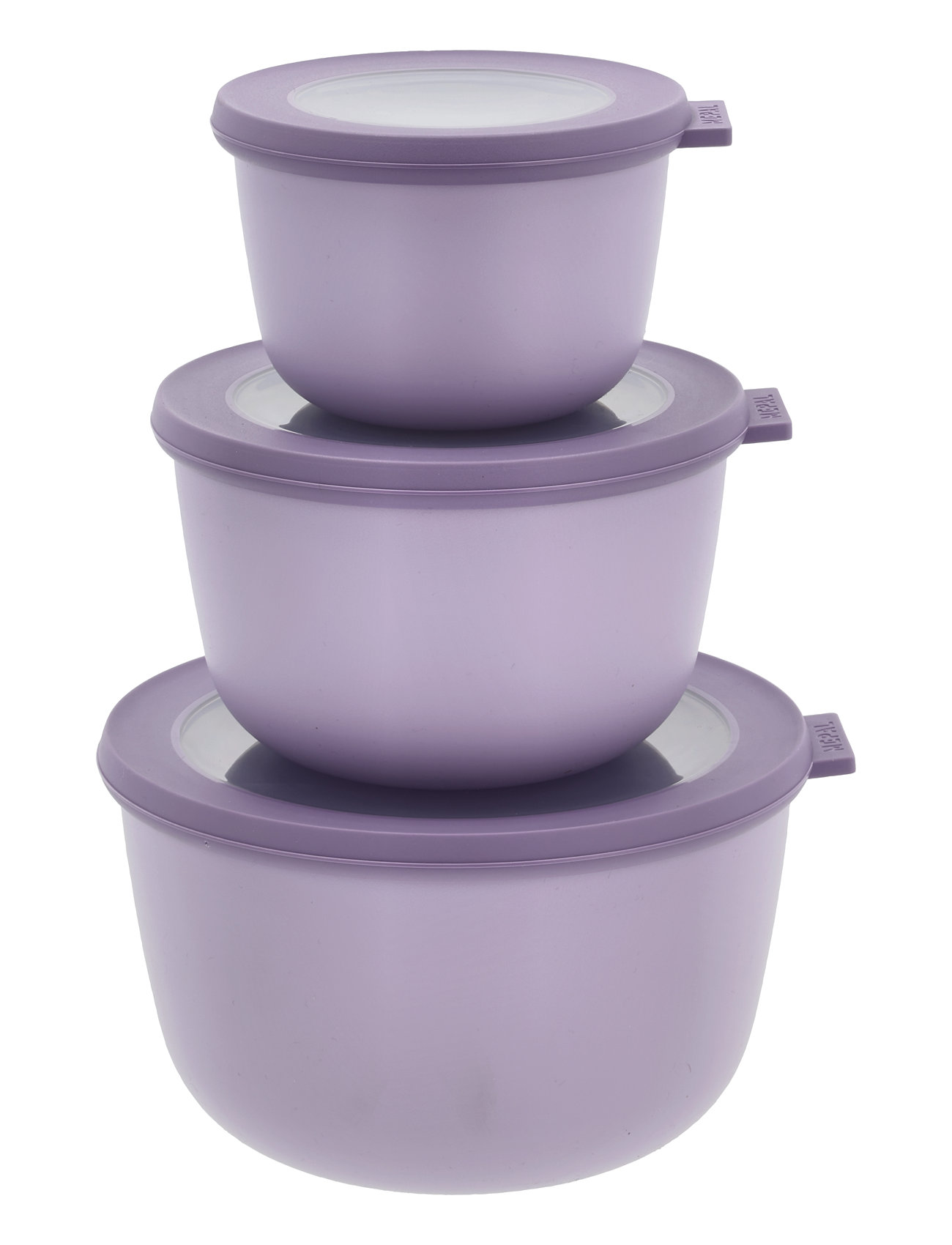 Skålesæt Cirqula Høj 3 Stk. Home Kitchen Kitchen Storage Boxes & Containers Purple Mepal