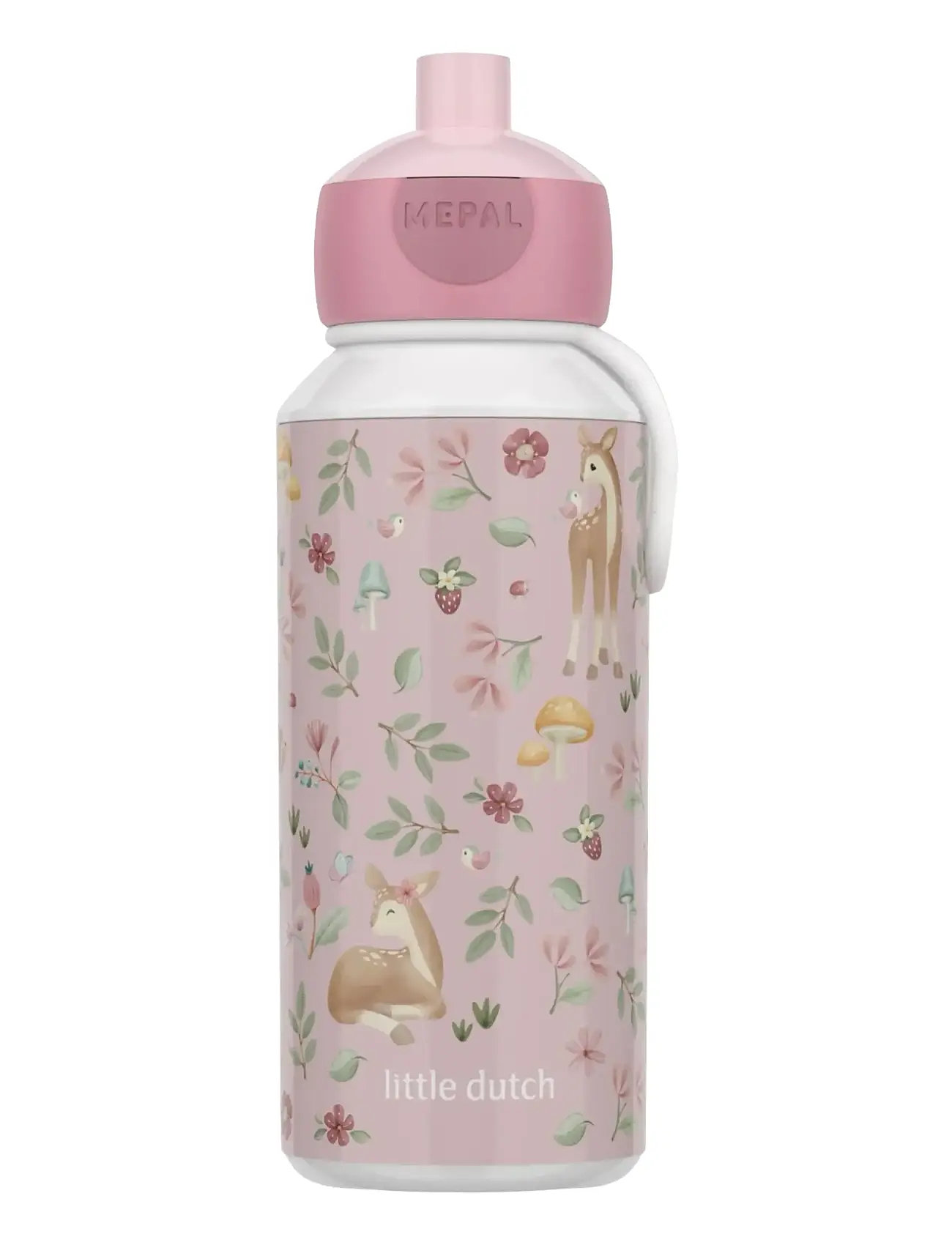 Mepal Drikkeflaske Pop-Up Campus Fairy Garden, 400 ml, Pink, Hjem > Måltidstid, Børn