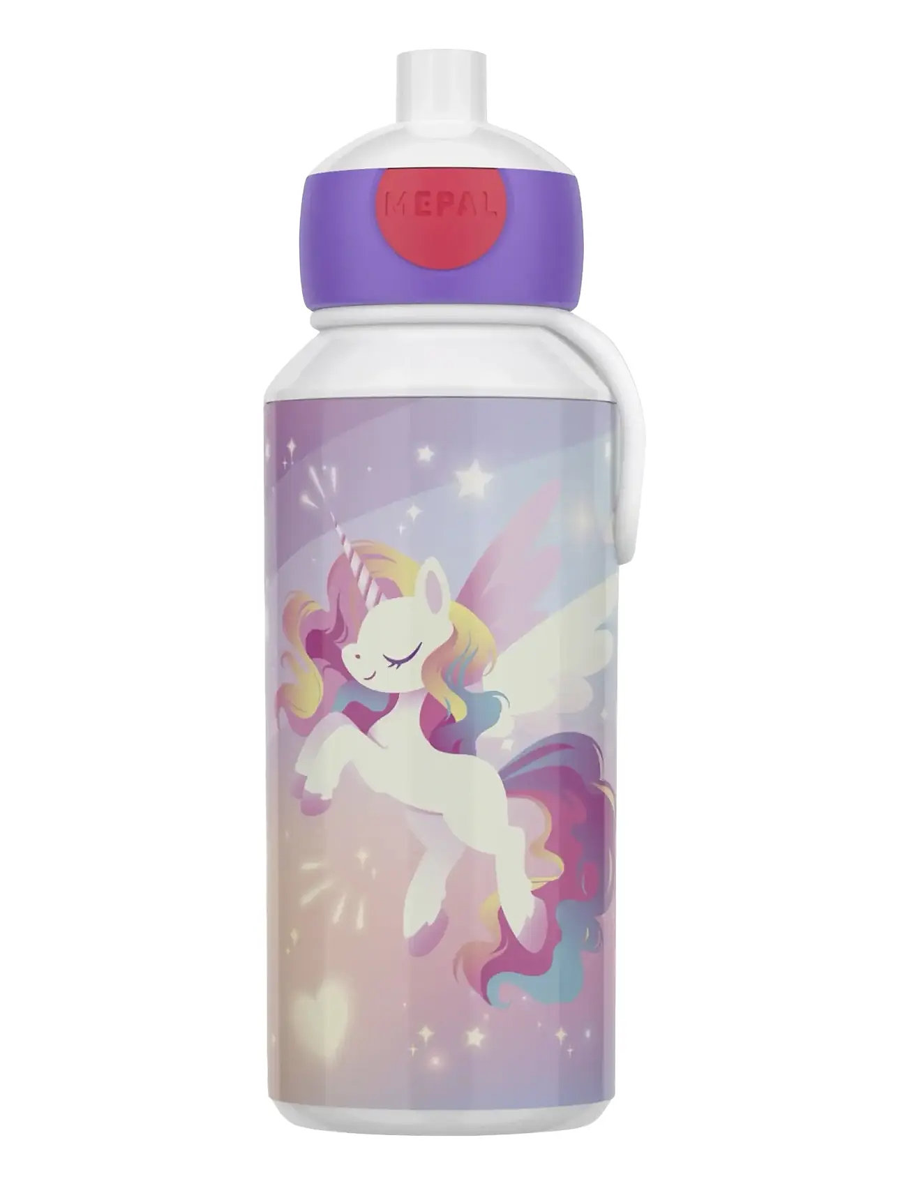 Mepal Drikkeflaske Pop-Up Campus Unicorn 2025, 400 ml, Multi/patterned, Hjem > Måltidstid, Børn