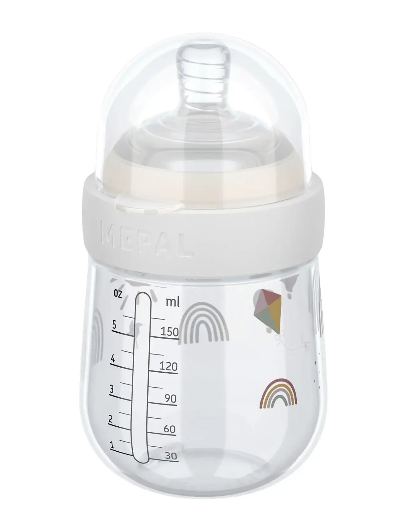 Mepal Sutteflaske Mio Sunshine & Rainbow, 165 ml, Nude, Babyflasker Og Tilbehør > Babyflasker, Børn