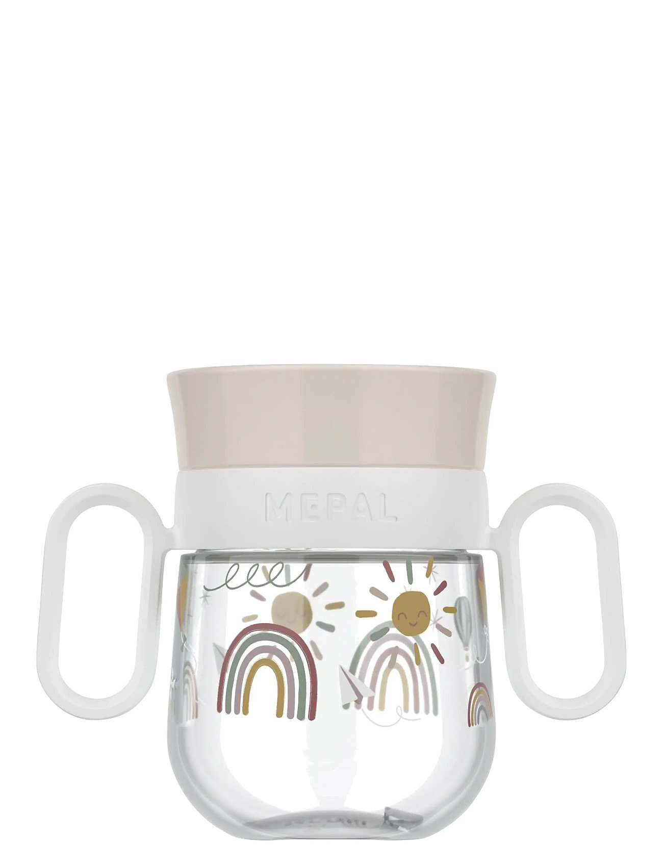 Mepal Begynderkop Mio Sunshine & Rainbow, 200 ml, White, Måltid > Kopper & Krus, Børn