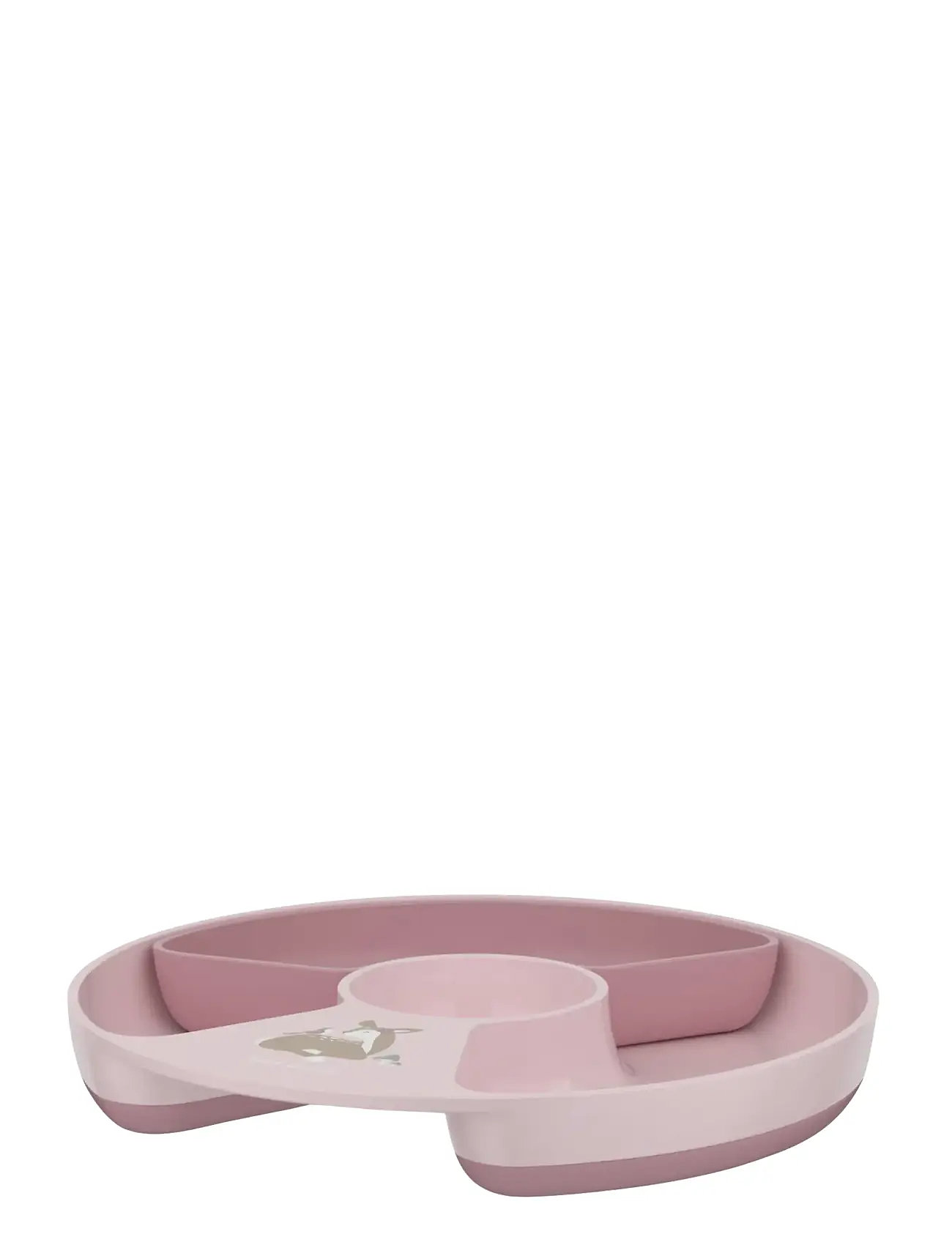 Mepal Børnetallerken Med Opdeling Mio Fairy Garden, 20X20X2.7 cm, Pink, Tallerkener Og Skåle > Tallerkener, Børn