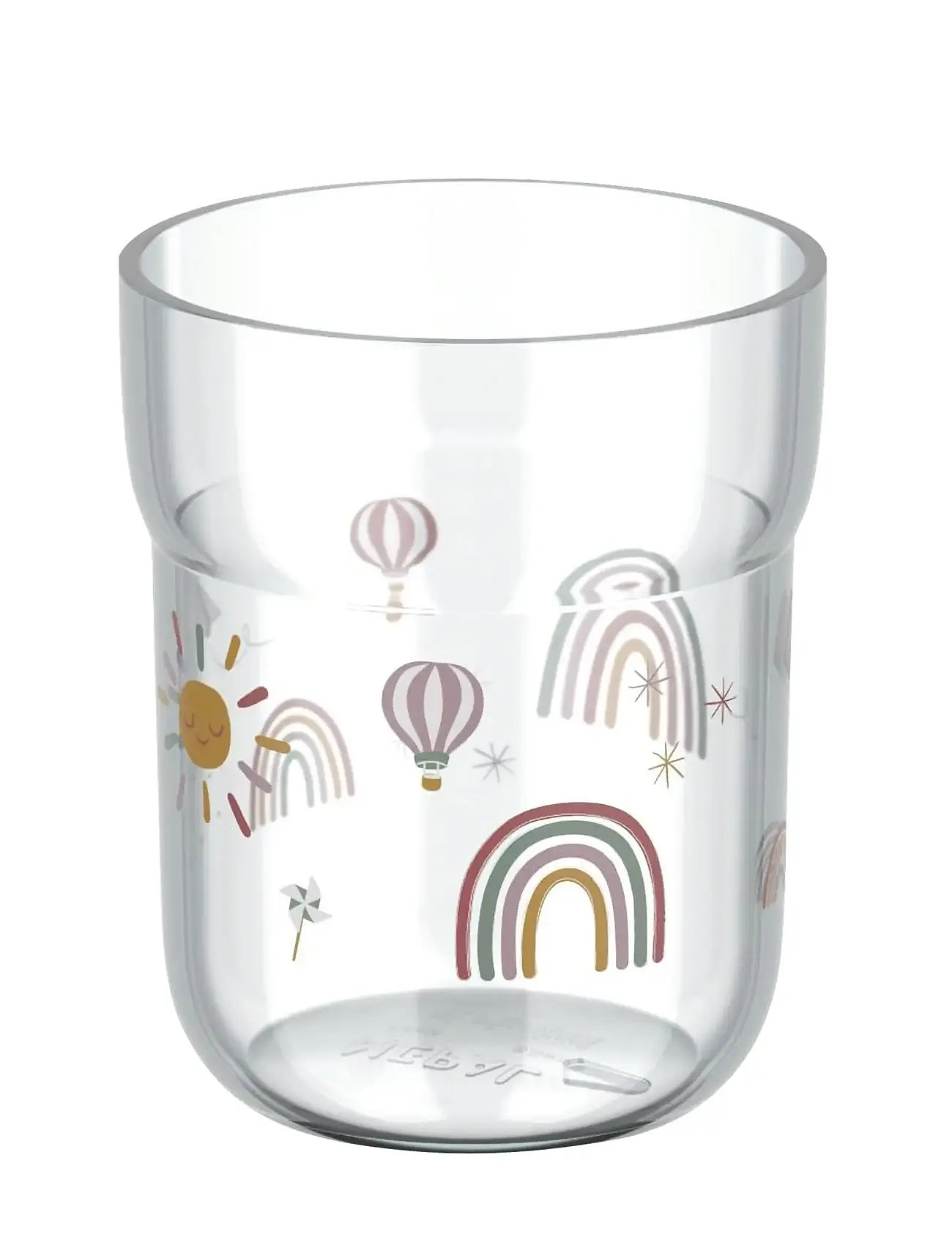 Mepal Børneglas Mio Sunshine & Rainbow, 12.7X12.7X4.5 cm, Nude, Måltid > Kopper & Krus, Børn