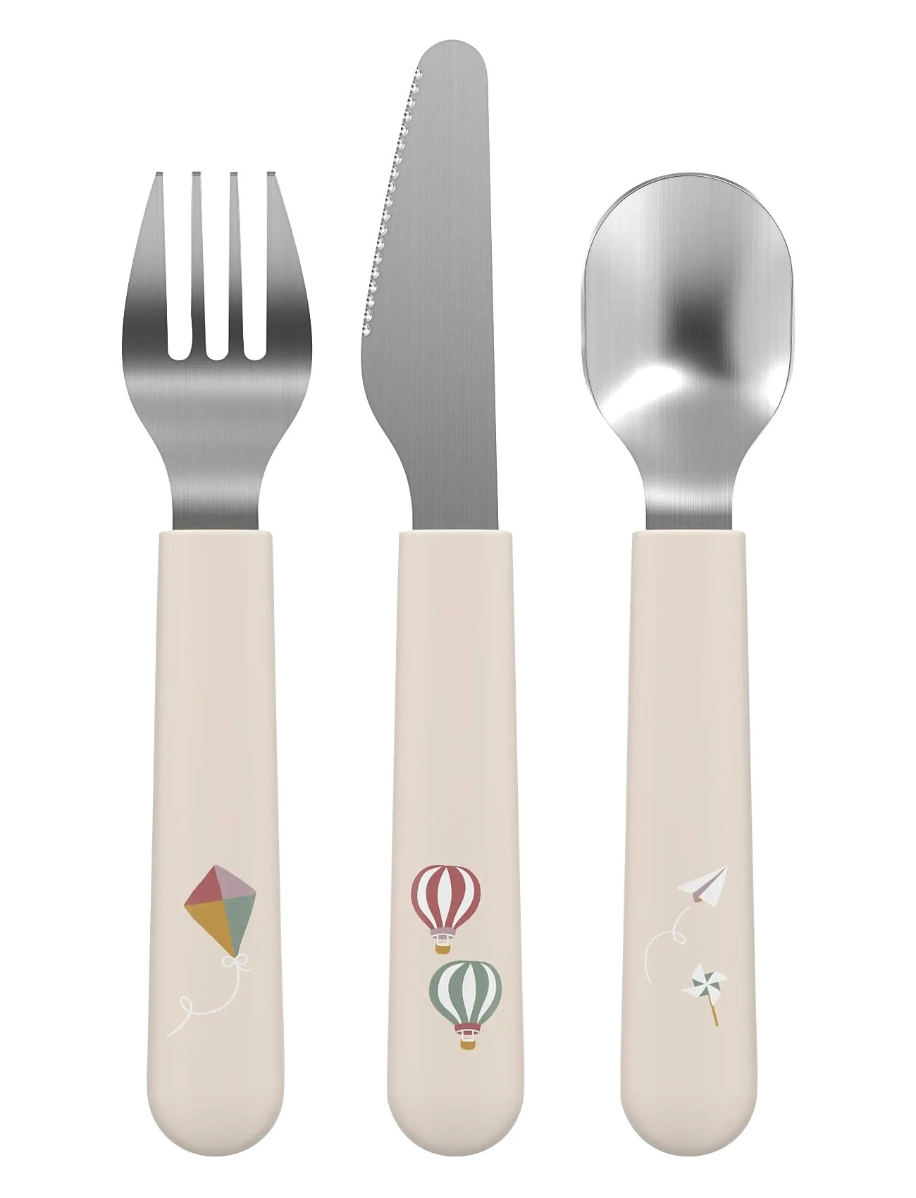 Mepal Børnebestik Mio Sunshine & Rainbow, 16.5X2X0.5 cm, Cream, Måltid > Bestik, Børn
