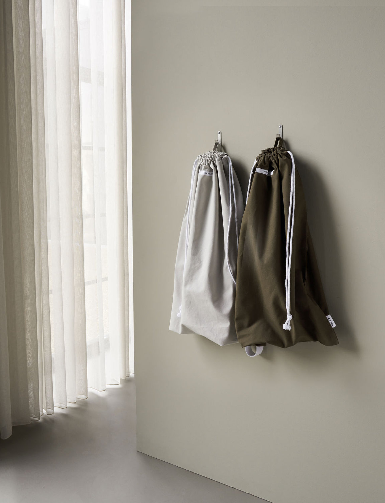 meraki Cotton Bag, Cataria, Army Green, 480 g, Green, Opbevaring > Vasketøjskurve, Unisex